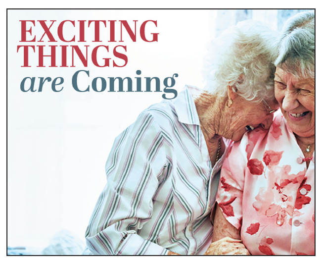 Exciting things are coming Exciting things are coming